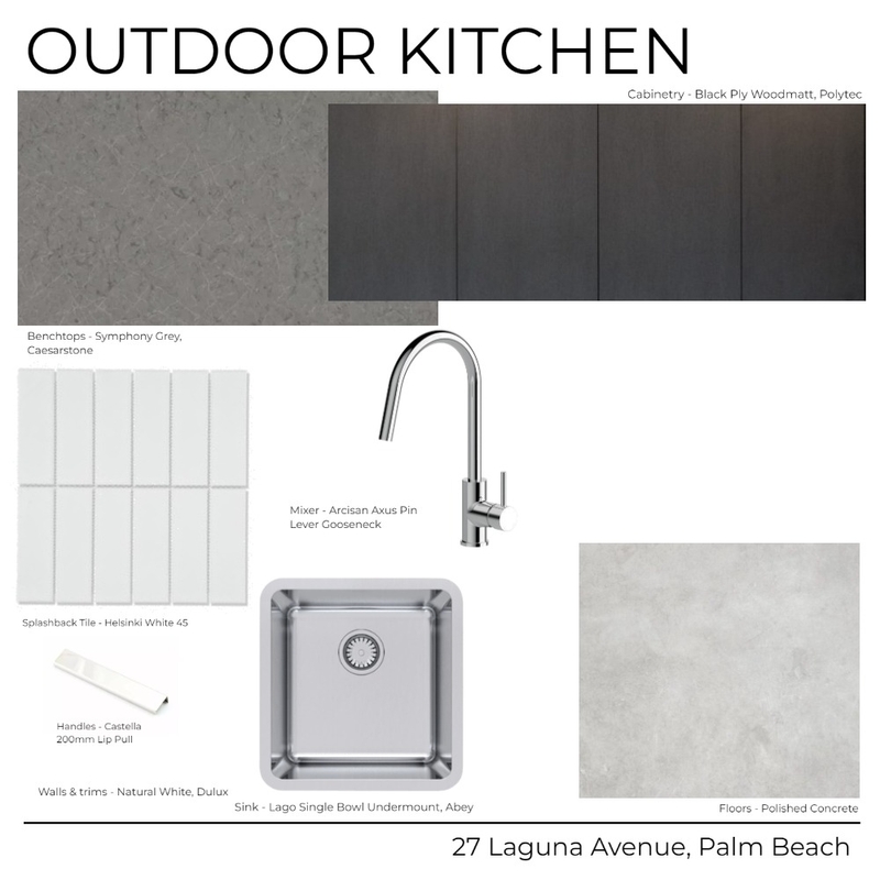 27 Laguna Avenue - Outdoor Kitchen Mood Board by Kathle         Study     en Holland on Style Sourcebook