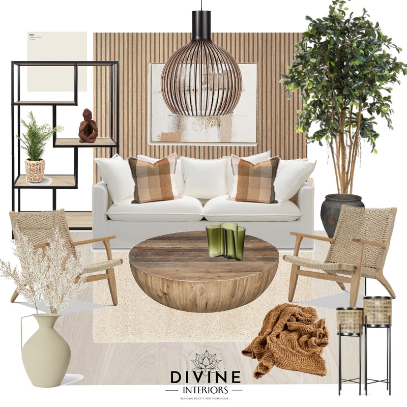 Cosy Living Room Mood Board by Divine Interiors on Style Sourcebook