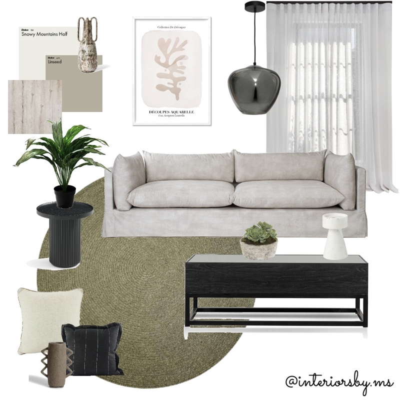 Contemporary Living Mood Board by interiorsby.ms on Style Sourcebook