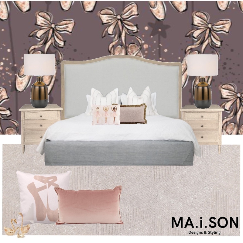 Ballerina Themed Bedroom Mood Board by JanetM on Style Sourcebook