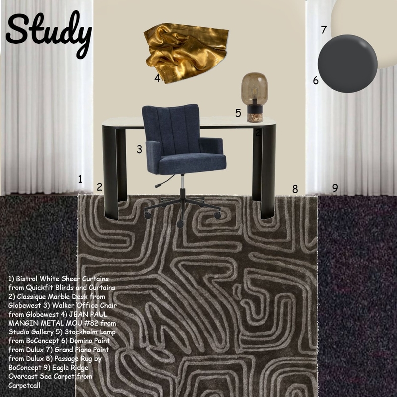 Study Mood Board by DanV on Style Sourcebook
