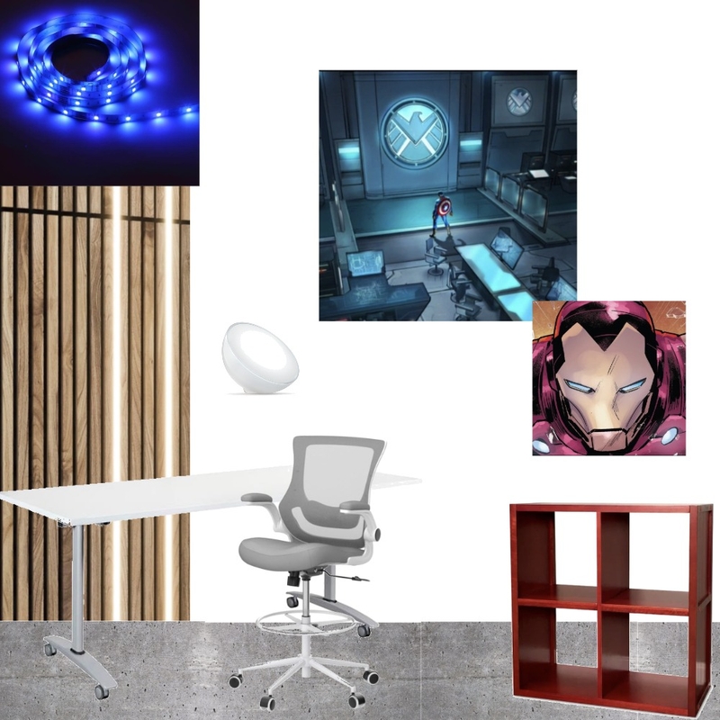 Joes Office Interior Design Mood Board by Rachel Z