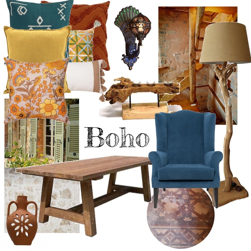 boho Mood Board by melanie wen on Style Sourcebook