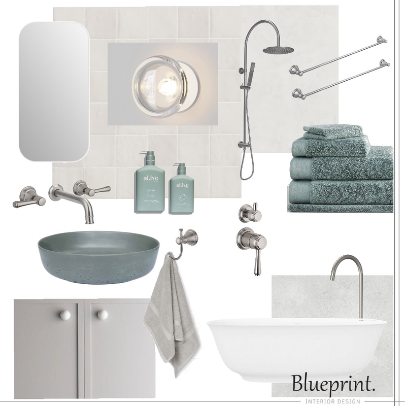 Classic contemporary bathroom Mood Board by Blueprint Interior Design on Style Sourcebook