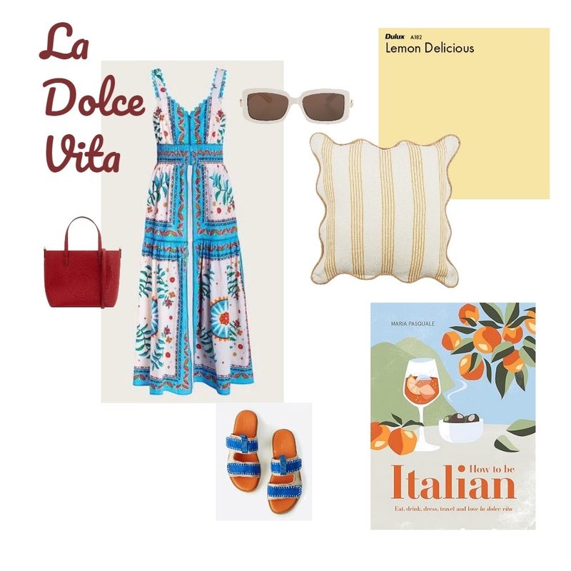 La Dolce Vita Mood Board by The Creative Advocate on Style Sourcebook