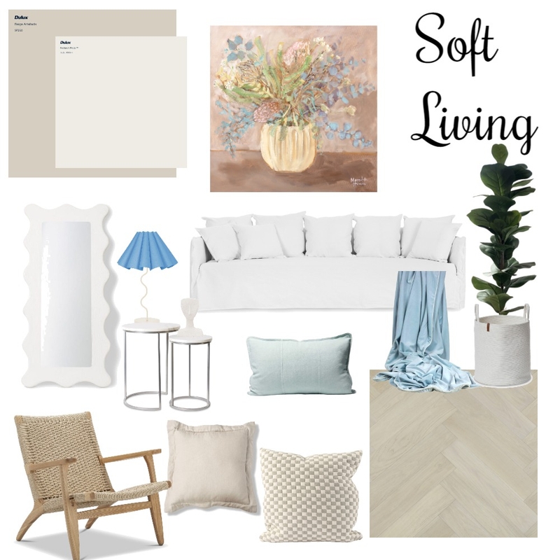 Soft Living Room Mood Board by Instyle_byrhi on Style Sourcebook