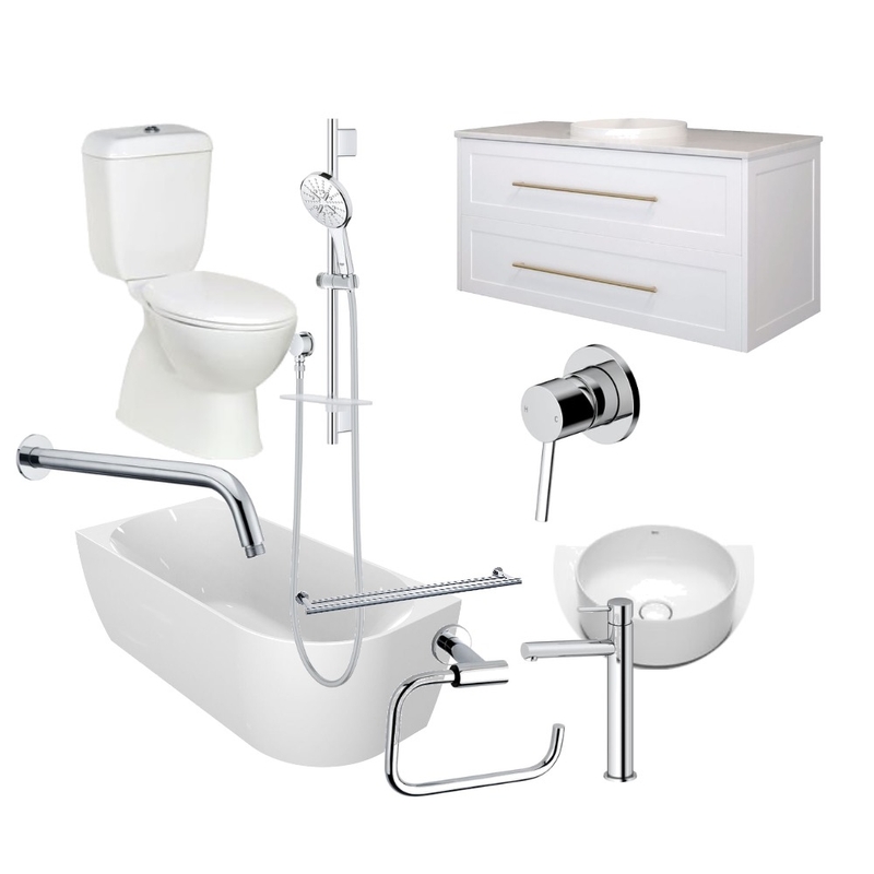 Main Bathroom Mood Board by GeorgiaJames on Style Sourcebook