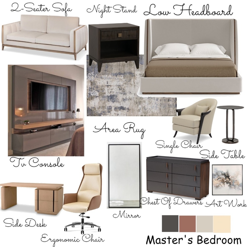 masters bedroom Mood Board by Oeuvre Designs 2 on Style Sourcebook