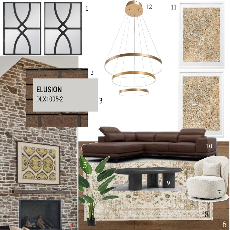 DIDS107 living room Mood Board by laila elamir on Style Sourcebook