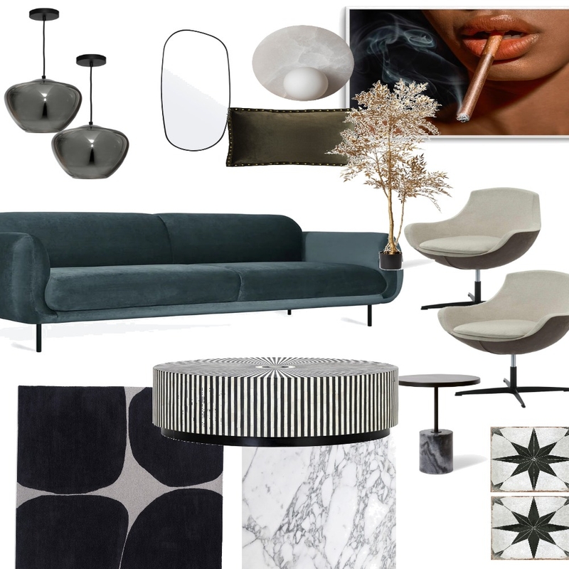 smoky Mood Board by TAP & TILE on Style Sourcebook