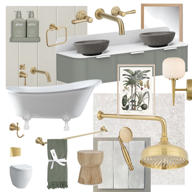 Primary Bathroom Mood Board by K-Rae on Style Sourcebook