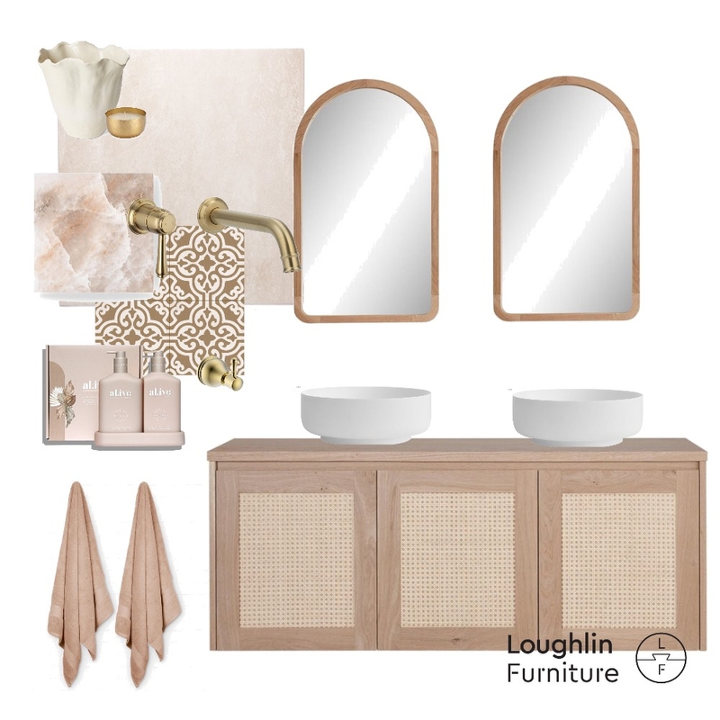 Bathroom Mood Board Feat. Pacific Vanity Mood Board by Loughlin Furniture on Style Sourcebook