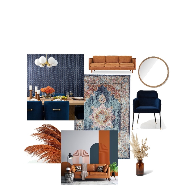 Complementary Color Scheme Mood Board by kaileeek on Style Sourcebook
