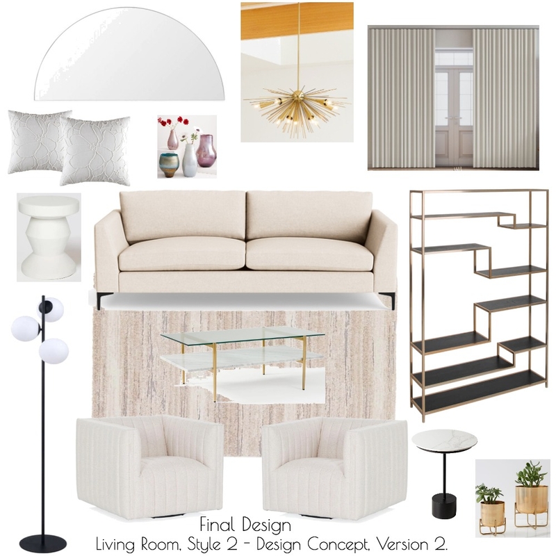Final Design Concept, Mr&MrsMorrison Mood Board by LM on Style Sourcebook