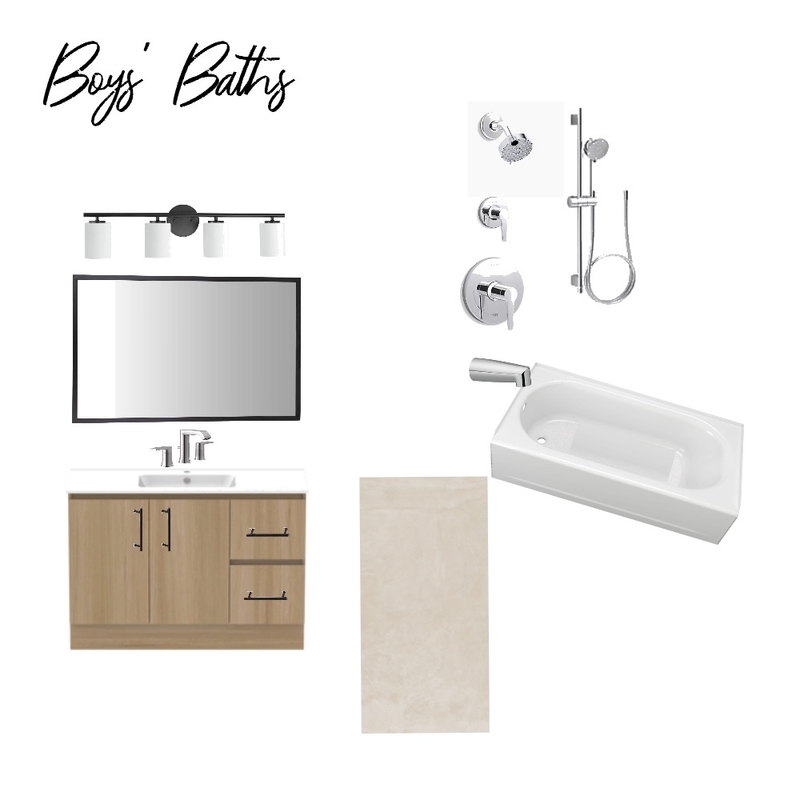 Suite 2/4 Bath (Boys) Moodboard Mood Board by imLV on Style Sourcebook