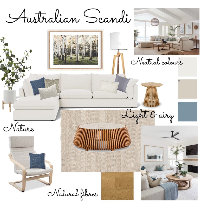 Kennon – Australian Scandi Mood Board by Room with a View on Style Sourcebook