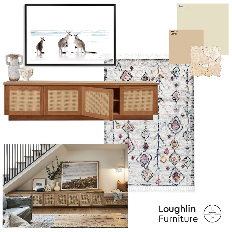 Australian Modern Living Mood Board by Loughlin Furniture on Style Sourcebook
