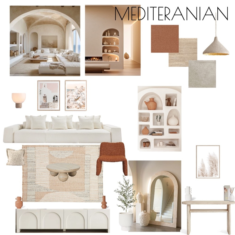 Mediterranean Style Living Room V2 Mood Board by Sarahslmcdonald@outlook.com on Style Sourcebook