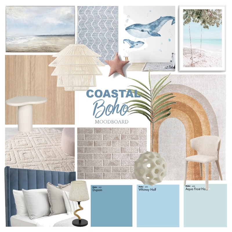 Coastal Boho Mood Board by namra.ar18@gmail.com on Style Sourcebook