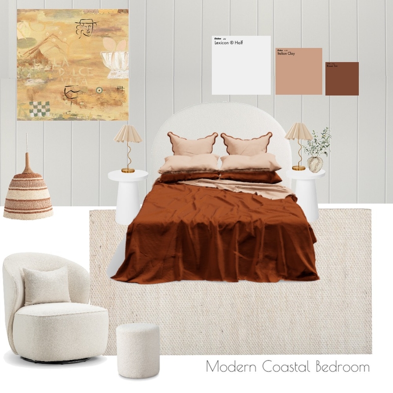 Modern Coastal Bedroom Mood Board by demimariedesigns on Style Sourcebook
