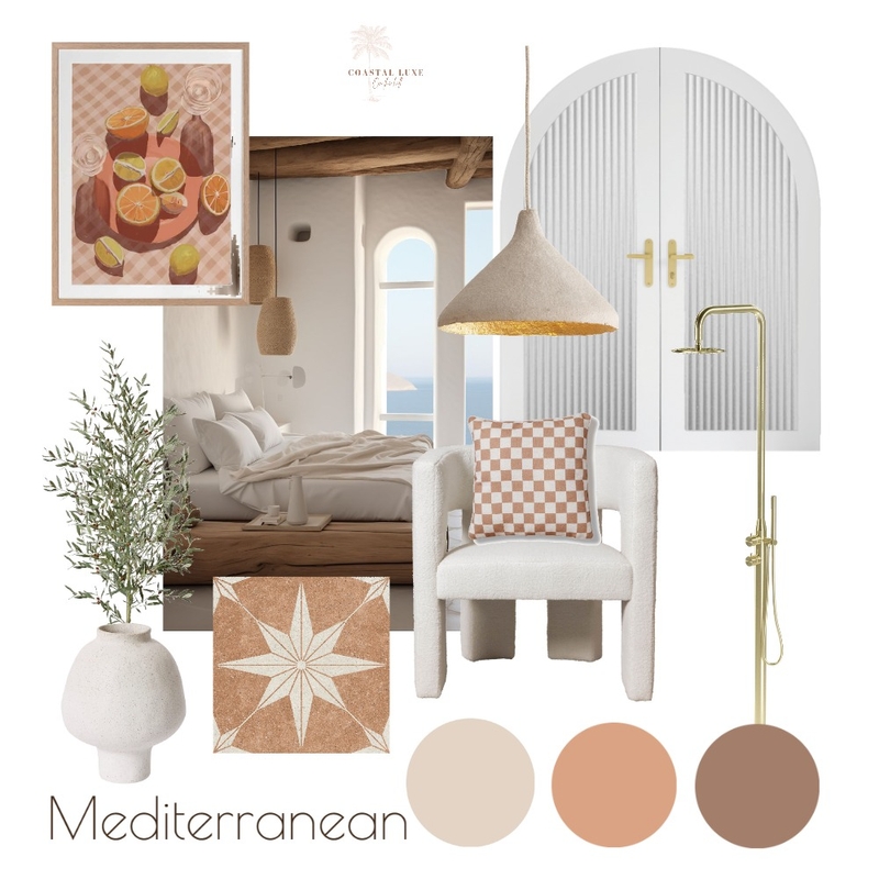 Mediterranean design style mood board Mood Board by COPRÈ INTERIORS on Style Sourcebook