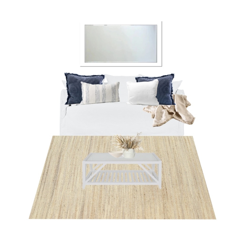 Blue & white moodboard with mirror Mood Board by frances on Style Sourcebook