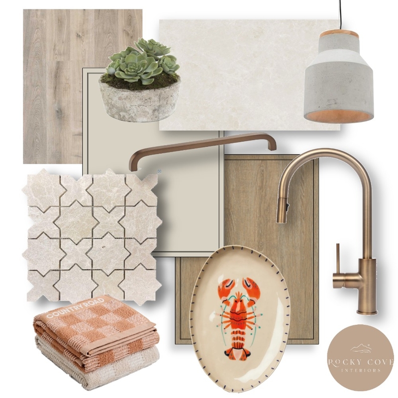 Neutral mediterranean kitchen Mood Board by Rocky Cove Interiors on Style Sourcebook