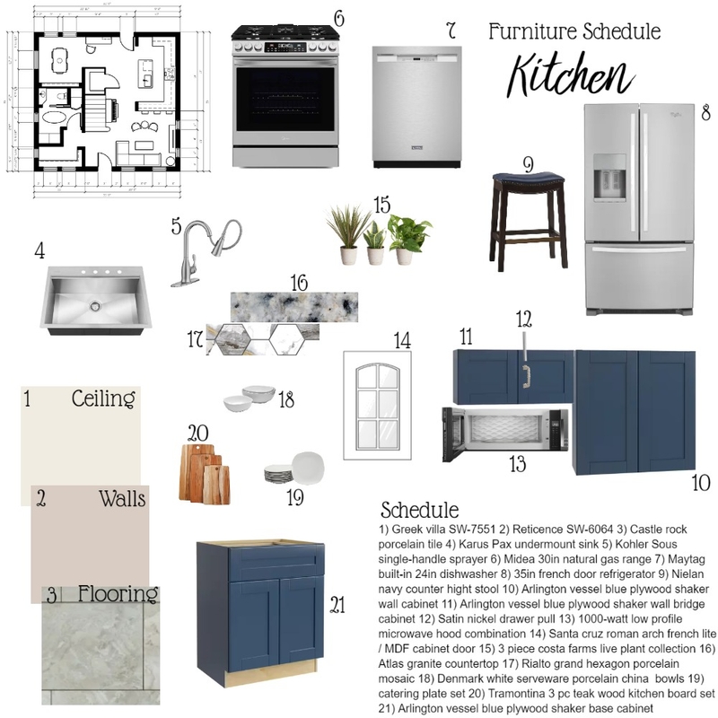 IDI Module 9 (Kitchen) Mood Board by Molilly on Style Sourcebook