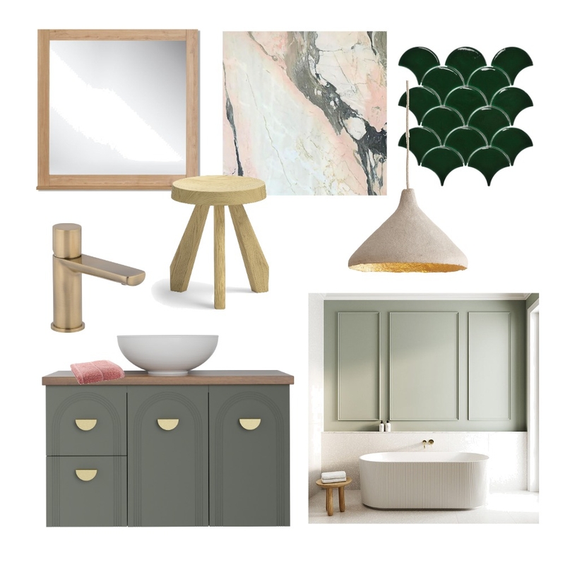 Bathroom Portrait Mood Board by Moodblogs on Style Sourcebook
