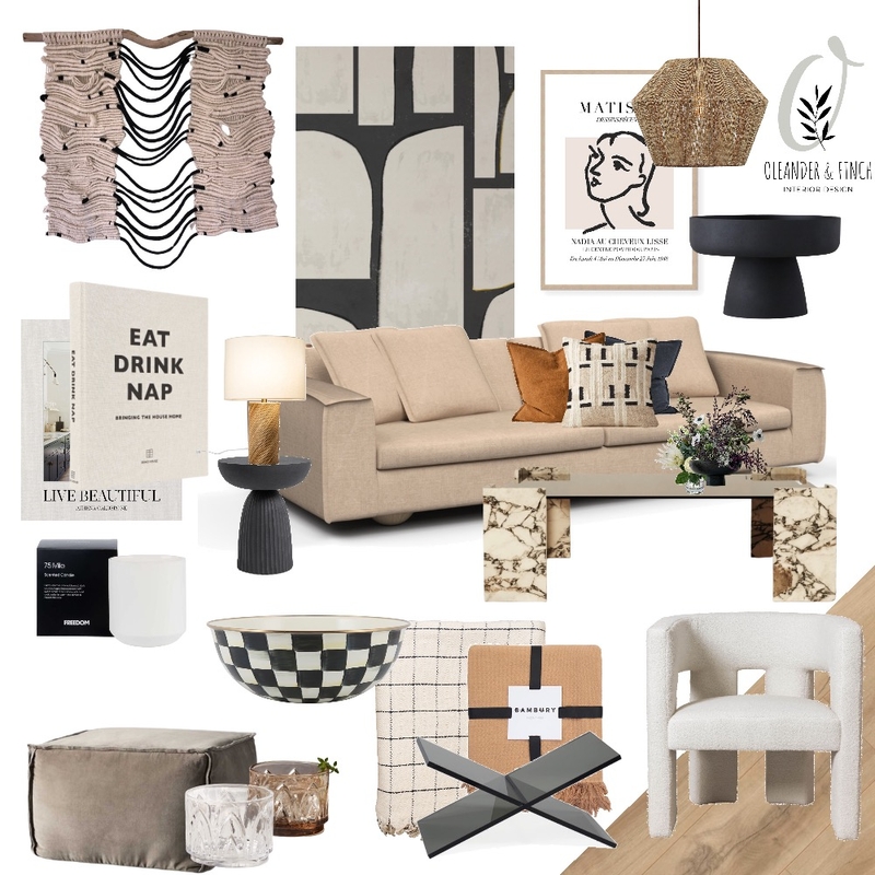 Ndjuee Mood Board by Oleander & Finch Interiors on Style Sourcebook