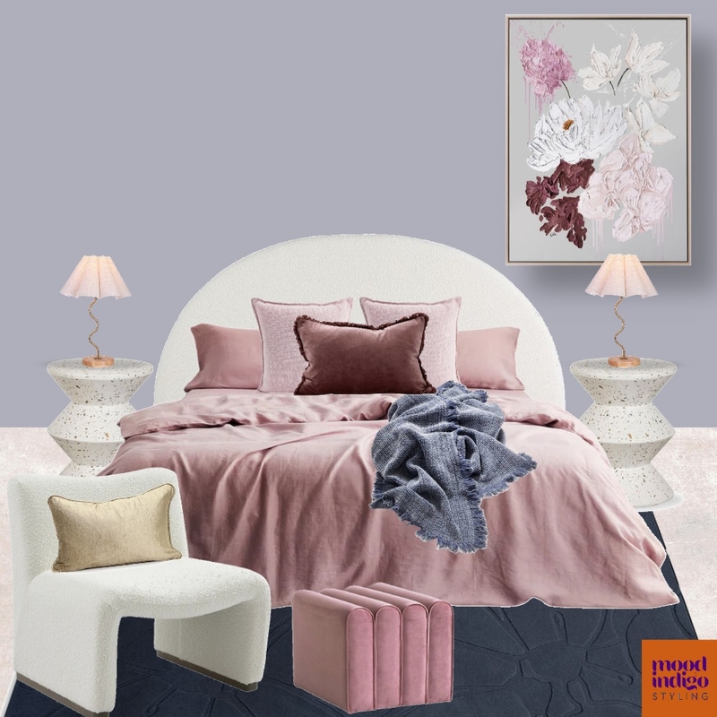 Bedroom Design Mood Board by Mood Indigo Styling on Style Sourcebook