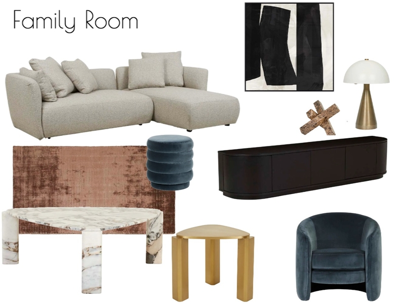Family Room Mood Board by Interior Schemes on Style Sourcebook