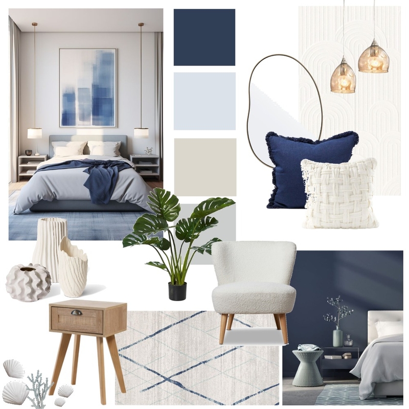 Coastal bedroom Mood Board by Prarthana on Style Sourcebook