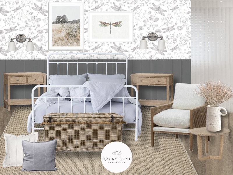 Country Coastal Bedroom Mood Board by Rocky Cove Interiors on Style Sourcebook