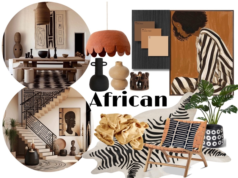 African Design Style Mood Board Mood Board by amyllawrence03 on Style Sourcebook