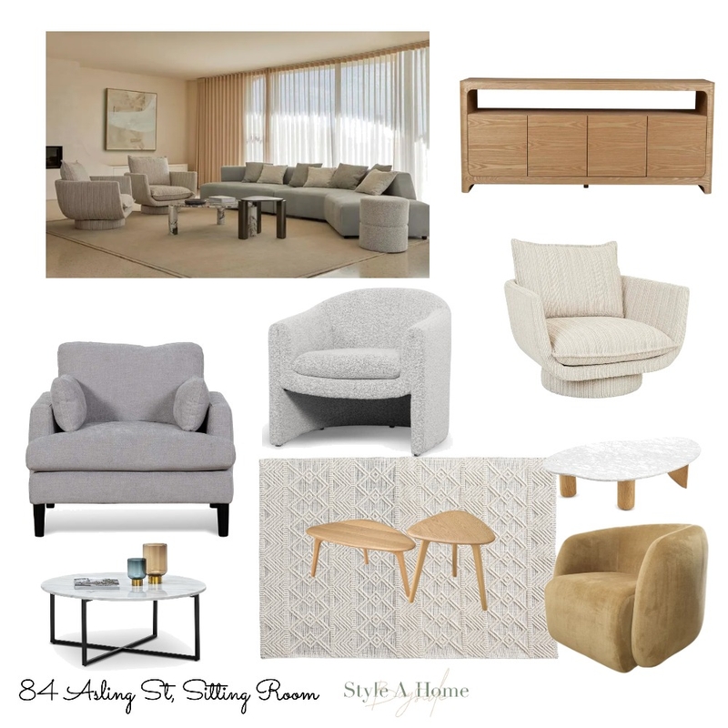 Asling St Sitting Room Mood Board by Styleahome on Style Sourcebook