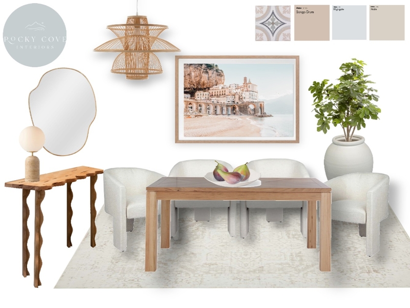 Amalfi Luxe Dining Mood Board by Rocky Cove Interiors on Style Sourcebook
