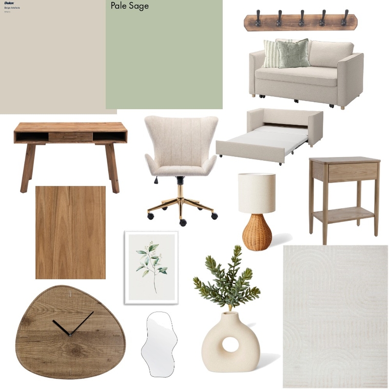 design scandi guest bedroom Mood Board by smitol25@stuartholme.com on Style Sourcebook