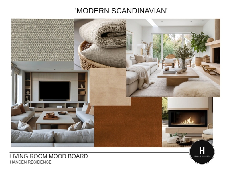 Modern Scandinavian Living Room - Hansen Residence Mood Board by Kathle         Study     en Holland on Style Sourcebook