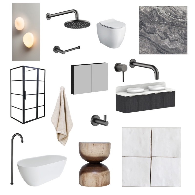 bathroom mood board Mood Board by LozAndel on Style Sourcebook