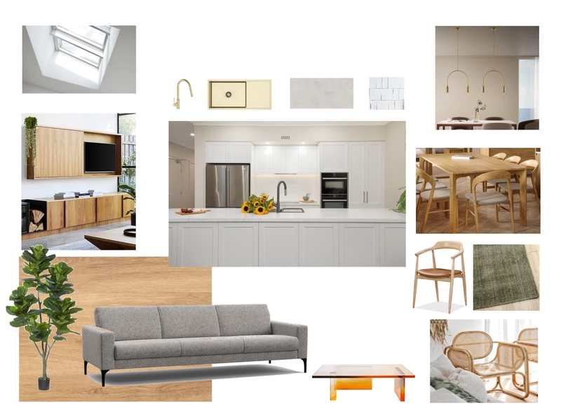SAMPLE BOARD 3 - KITCHEN, DINING, LIVING Mood Board by Beks0000 on Style Sourcebook