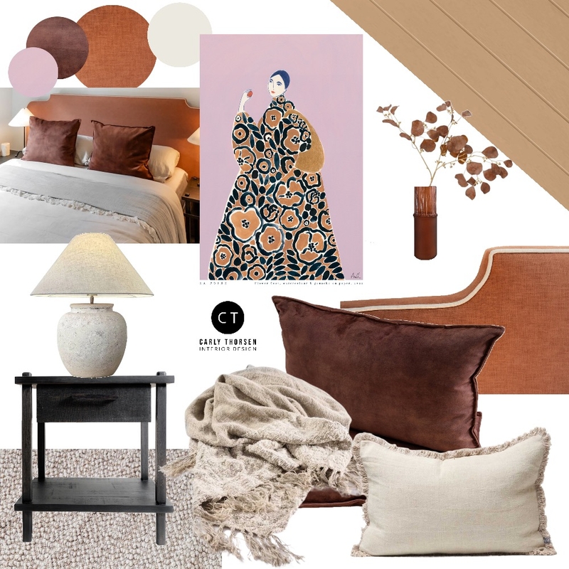 Japandi bedroom Mood Board by Carly Thorsen Interior Design on Style Sourcebook