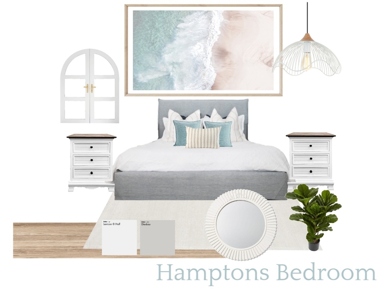 Hamptons Bedroom Mood Board Mood Board by Embellish Interiors on Style Sourcebook