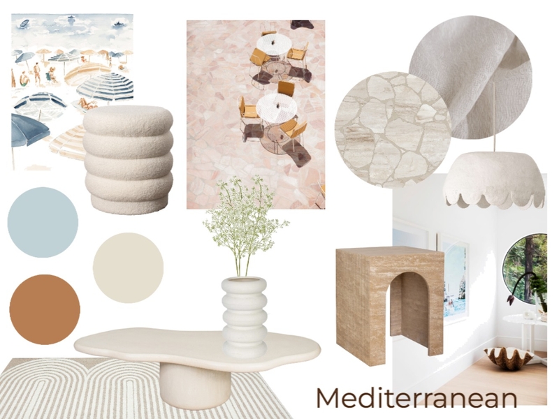 Mediterranean Mood Board Mood Board by ABC on Style Sourcebook