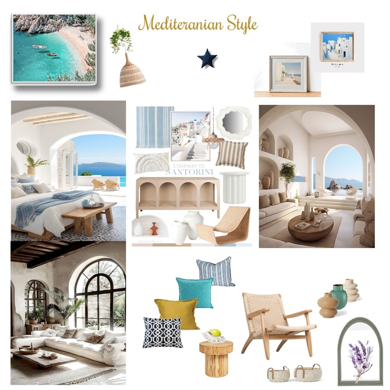 Mediteranian3 Style Mood Board Mood Board by carmen_zaman@yahoo.com on Style Sourcebook