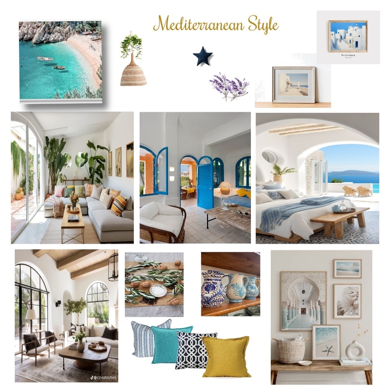 Mediteranian4 Style Mood Board Mood Board by carmen_zaman@yahoo.com on Style Sourcebook