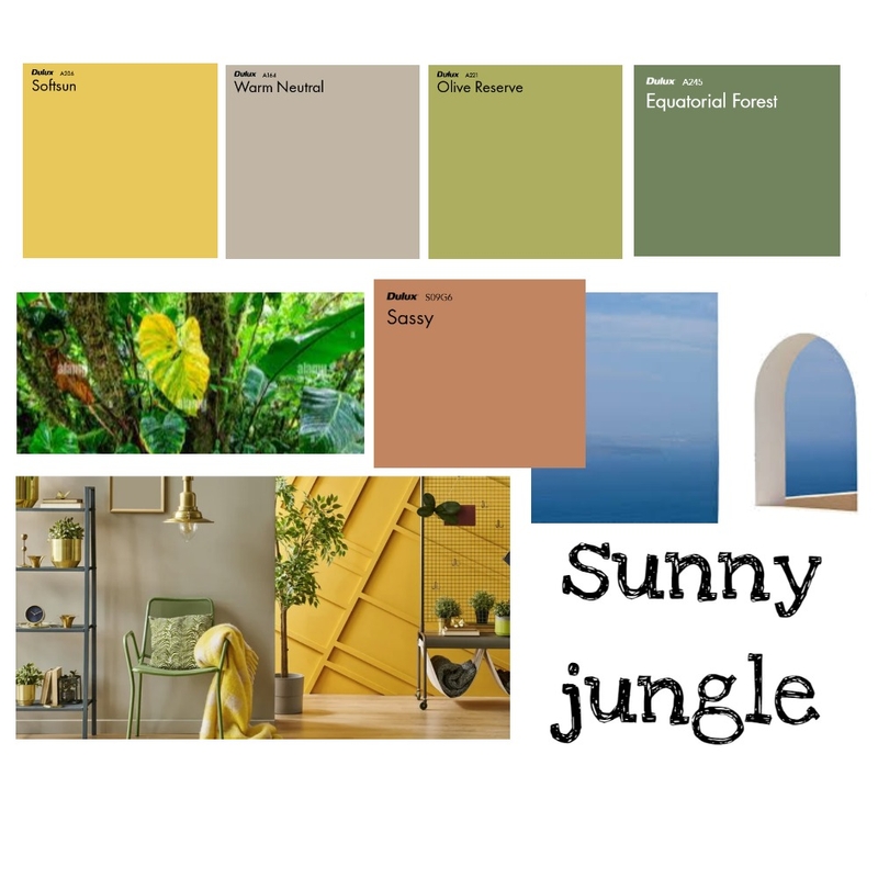 sunny jungle Mood Board by melanie wen on Style Sourcebook