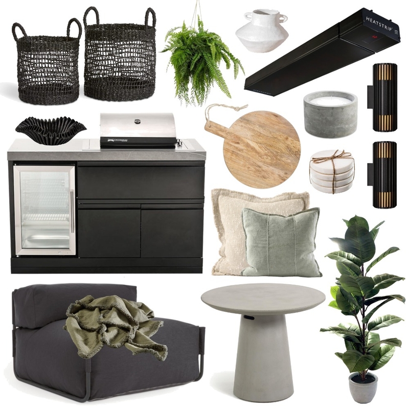 Sleek, Modern Alfresco 🔥 Mood Board by Lighting Illusions on Style Sourcebook