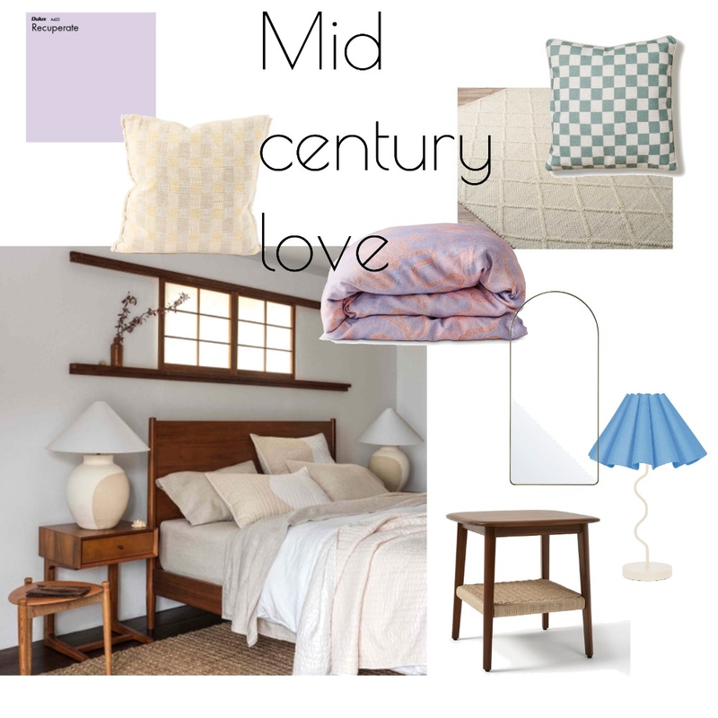 Bedroom Mid century love Mood Board by SewAhead on Style Sourcebook