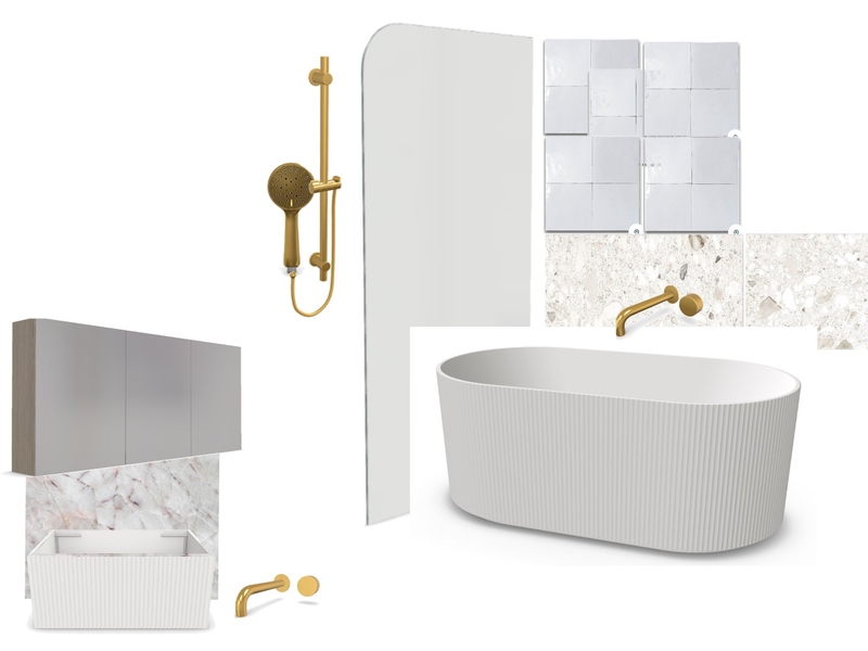 Mentone apartment bathroom Interior Design Mood Board by JS Painting, Maintenance and Design Pty Ltd
